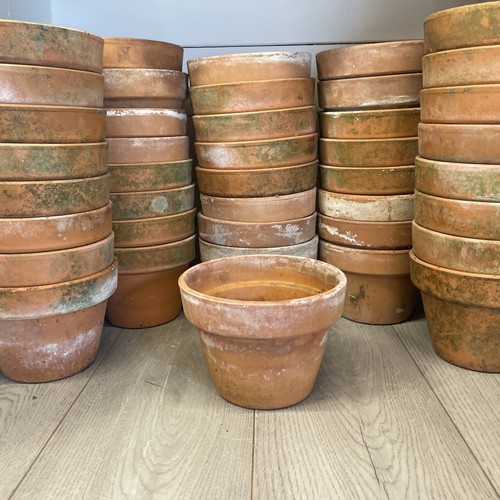 Vintage terracotta pot - 18cm, x