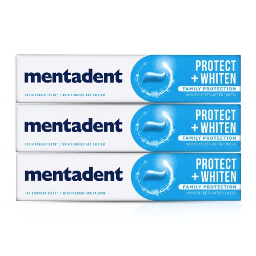 Mentadent protect whiten - 3x, +