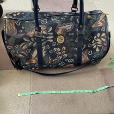 Carlton International Navy Floral Hold-all Duffle Bag