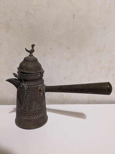Antique turkish copper coffee - antique,
