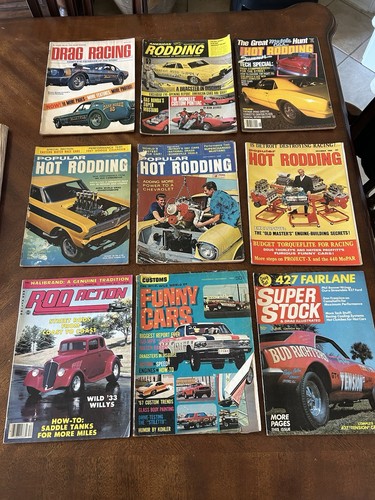 Lot vintage hot rod - of, 9