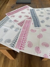 4 BEAUTIFUL INDIAN HAND MADE CUSHION COVERS 2 OF EACH STYLE ZIPPED AT THE BACK