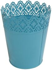 19.5cm Tall Metal Plant Pots