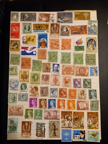 Vintage postage stamps - postage,