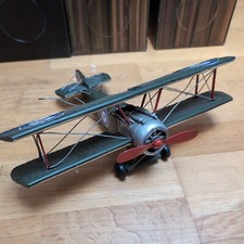 Vintage Bi-Plane METAL Tin