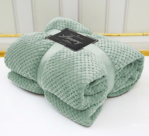 Popcorn waffle blanket - waffle, fleece