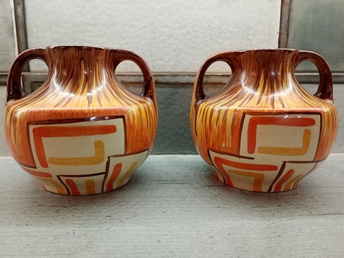 Pair roskyl pottery vintage - roskyl,