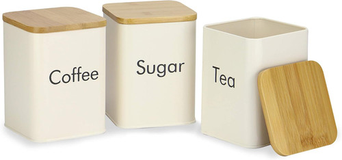 Kitchen canister set 3 - -,