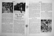 Old Vintage Print Motor Cycle