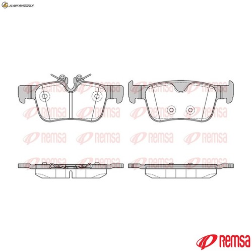 Brake pad set disc - pad,