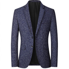 Mens Suit Jackets Casual Two