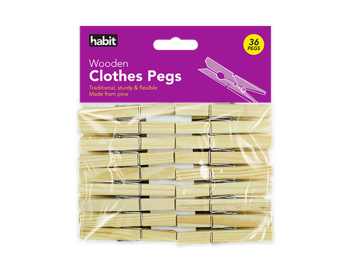 Wooden clothes pegs washing - pegs,