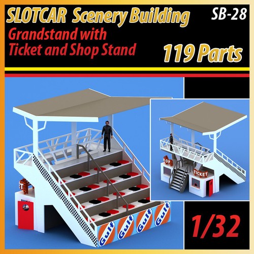Slotcar scenery building - slotcar,
