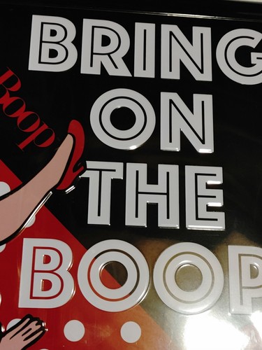 Betty boop tin sign - betty, art