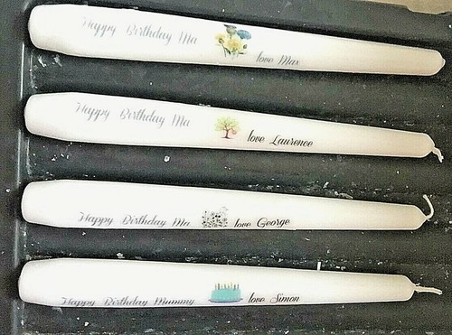 Personalised candle wedding - candle,