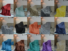 Faux Fur Throws Fleece Mink