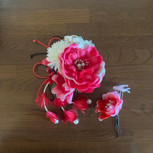 Pink japanese hair - pink, accessory