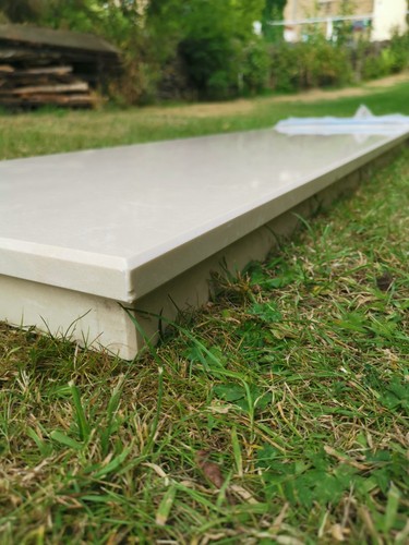 Marble hearth fireplace - hearth,