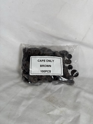100x brown strap cover cap - cover, for