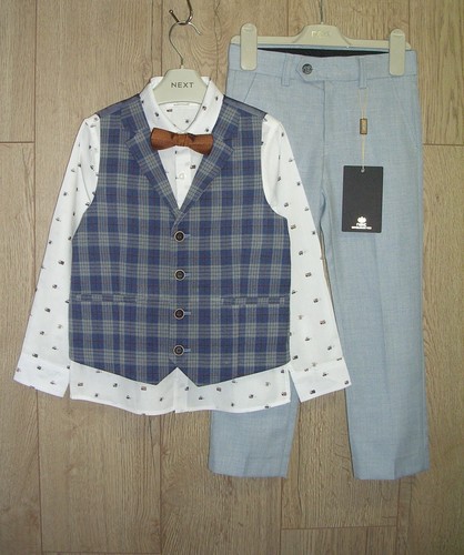 Next boys new grey trousers - new,