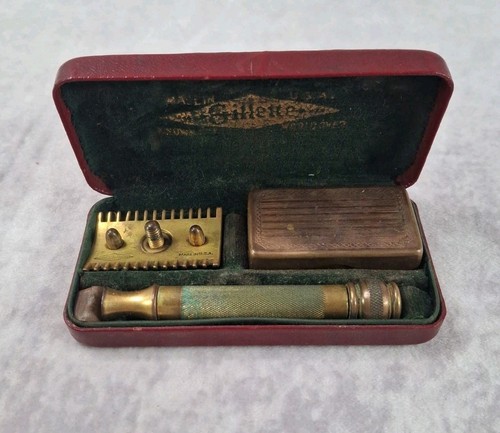 Old vintage antique gillette - vintage,