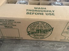 San Miguel Pint Glass X 2
