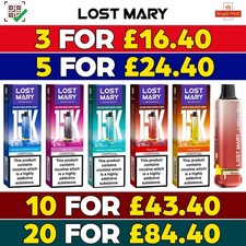 Lost Mary Nera 30k Pods | Prefilled Replaceable Pods Refill | 20mg | ECig | 15k