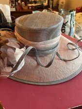 Jacques Vert Pink & Silver Hat Perfect for Wedding Or Special Occasion