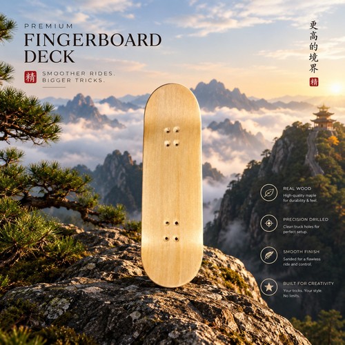 Professional wooden maple deck - maple,