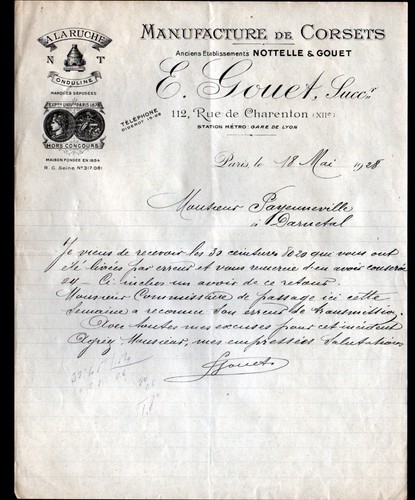 Paris corset factory - corset,