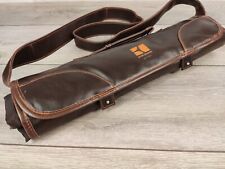 NEW HUGO Boss Orange Foldable Blanket in a Leather Bag Waterproof Picnic Outdoor