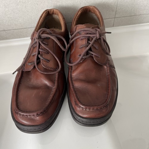 Clarks brown leather comfort - clarks,