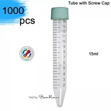 1000 Pack 15ml Centrifuge Tube