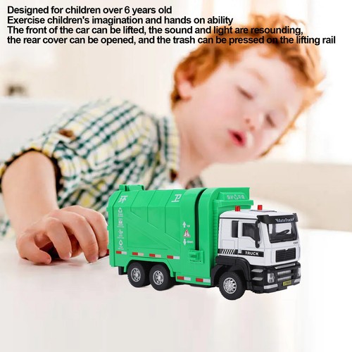 Garbage truck toy pull - garbage,