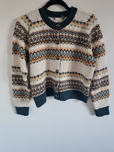 Chunky fair isle cardigan - chunky,
