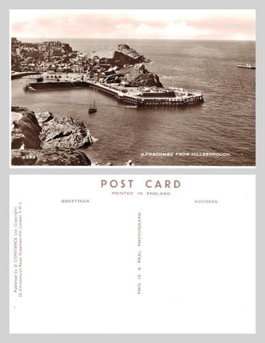 Vintage postcard ilfracombe - vintage,