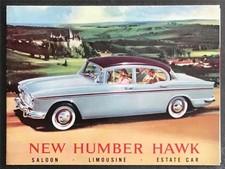 HUMBER HAWK Car Sales Brochure