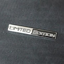 1x Chrome Silver Black LIMITED