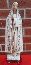 VINTAGE RELIGIOIUS CHALK FIGURE OF MARY