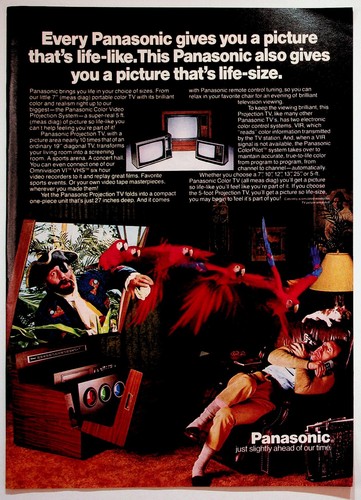 Panasonic 1979 vintage print - panasonic,