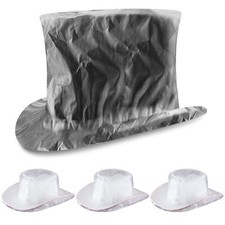 4 Pack Cowboy Hat Rain Covers