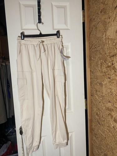 Beige soft cargo lounge jogger - beige,