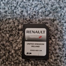 Renault Genuine Sat Nav SD Card United Kingdom and Ireland  259204051R