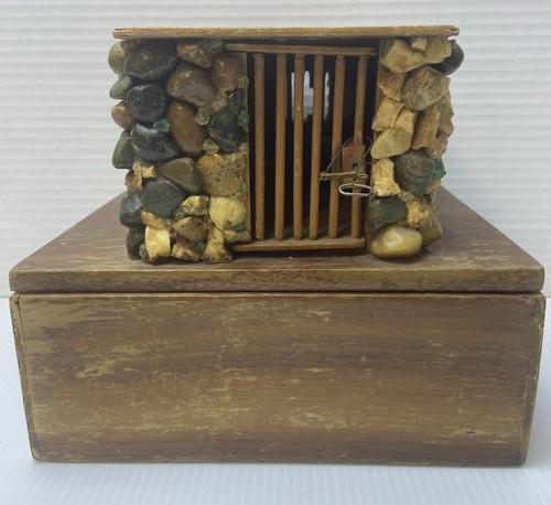 Folk art diorama prison - diorama, jail