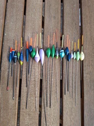 Various pole floats x20 many - various,