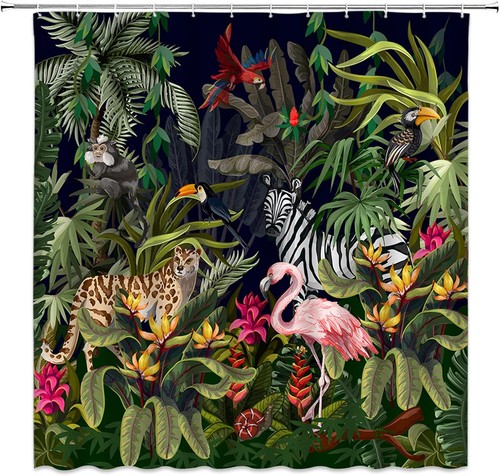 Rainforest animal shower - rainforest,