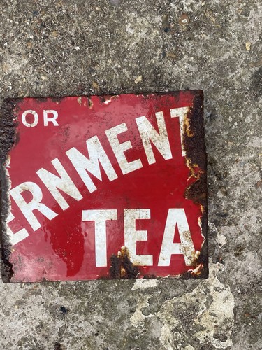 Vintage enamel sign agent - vintage,