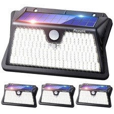 2/4 PACK Solar Wall Lights PIR Motion Sensor 283LED Outdoor Garden Security Lamp