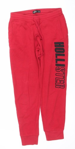 Hollister womens red jogger - womens,