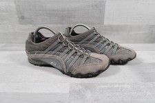 Womens Skechers Biker Slip On Grey Trainers Shoes UK 5